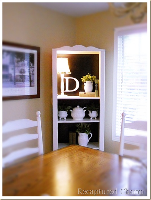 Recaptured Charm Bookcase Redo